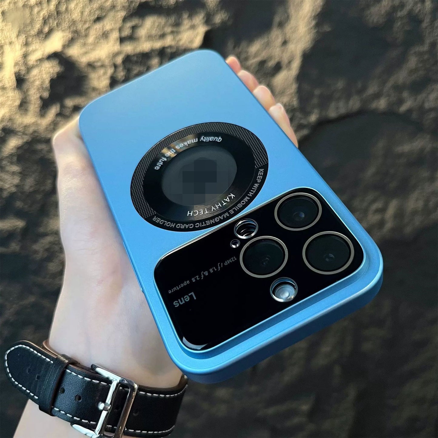 Frostat, falltåligt iPhone-skal – Magnetiskt sugrör