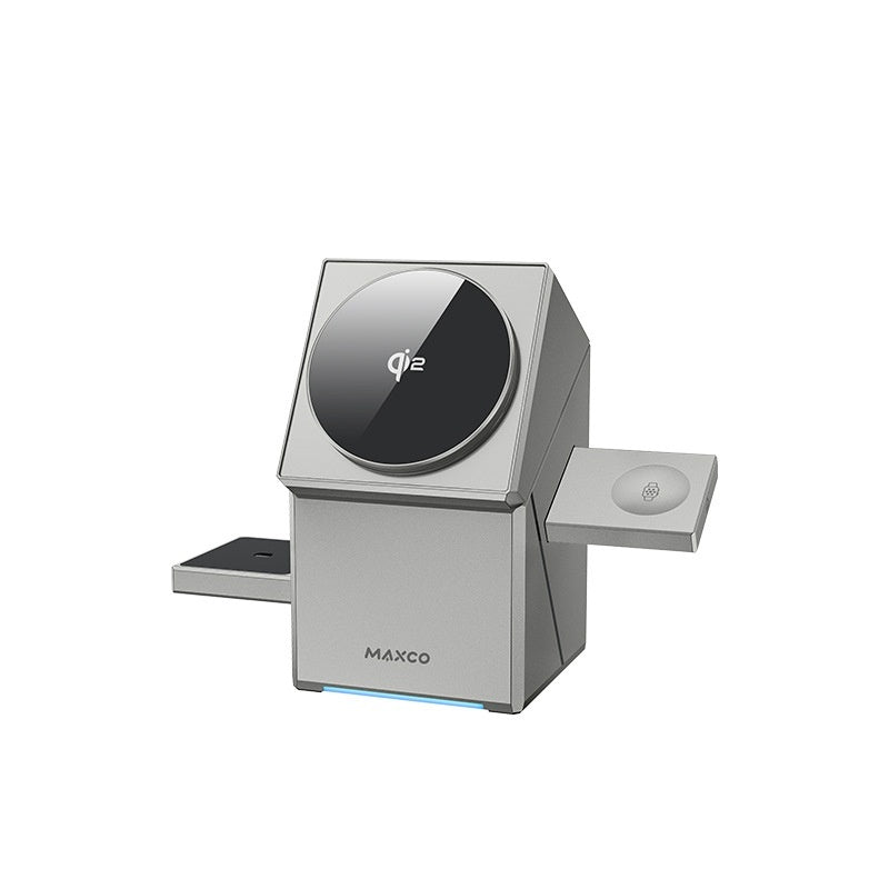 Qi2 Magnetisk Roterande Trådlös Laddare med Touch – Snabb Trådlös Laddning