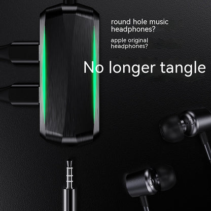 Ljudadapter Lightning Headsetadapter Typ-c Tre-i-ett-adapterkabel