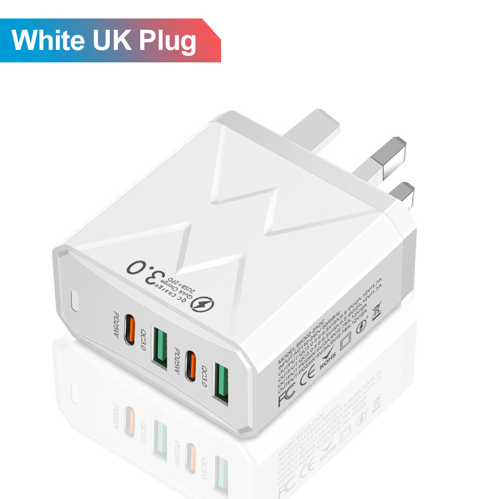 25W laddare för mobiltelefoner och surfplattor