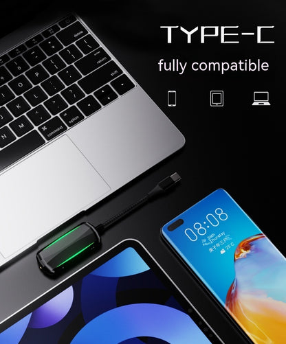 Ljudadapter Lightning Headsetadapter Typ-c Tre-i-ett-adapterkabel