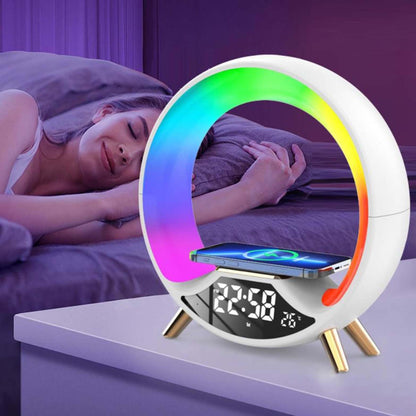 O Light 3-in-1 Wireless Charger, Bluetooth Speaker & Night Lamp