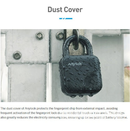 Smart Fingerprint Padlock L3 – Waterproof & IP65 Security Lock