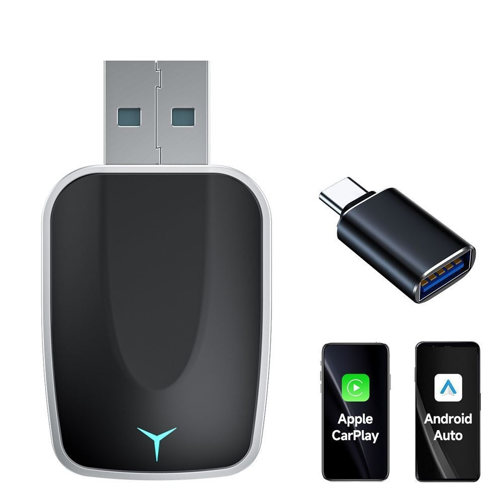 Trådlös CarPlay-box – Fordonsmonterad USB-A-anslutningsadapter