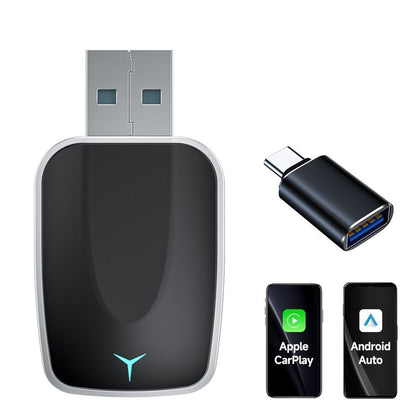 Trådlös CarPlay-box – Fordonsmonterad USB-A-anslutningsadapter