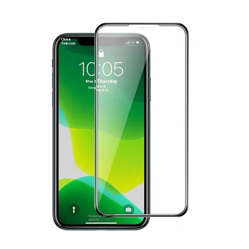 Airbag Blue Light härdat glasskärmskydd för iPhone (7–15-serien) – Stötsäkert, sekretessskydd och HD-skärpa