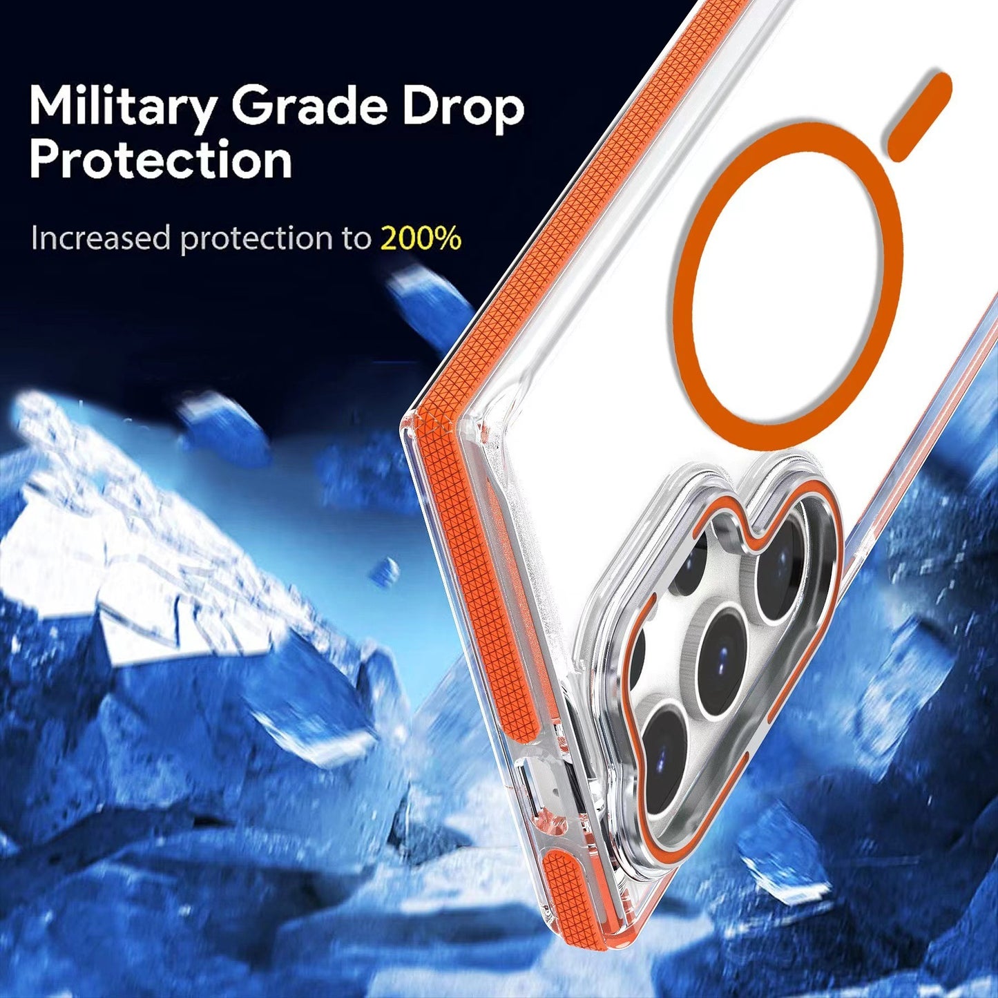 Samsung S25 Ultra Magnetiskt TPU Mobilskal